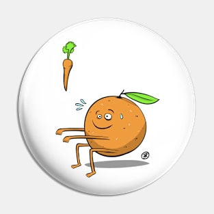 Orange fitness Pin