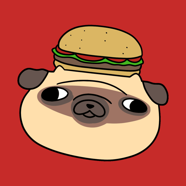 Hamburger Pug Face by saradaboru