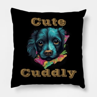 Dog In Pocket Funny Puppy For Dog Lovers Pillow