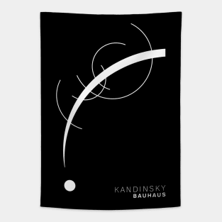 Kandinsky - Free Curve To The Point Tapestry