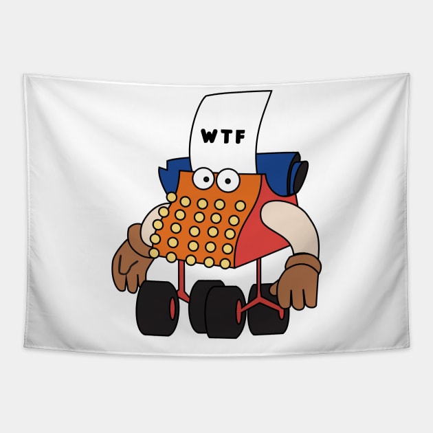 Old School WTF Tapestry by HellraiserDesigns