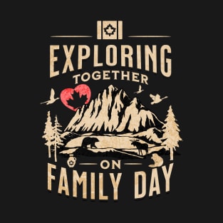 Exploring Together on Family Day T-Shirt