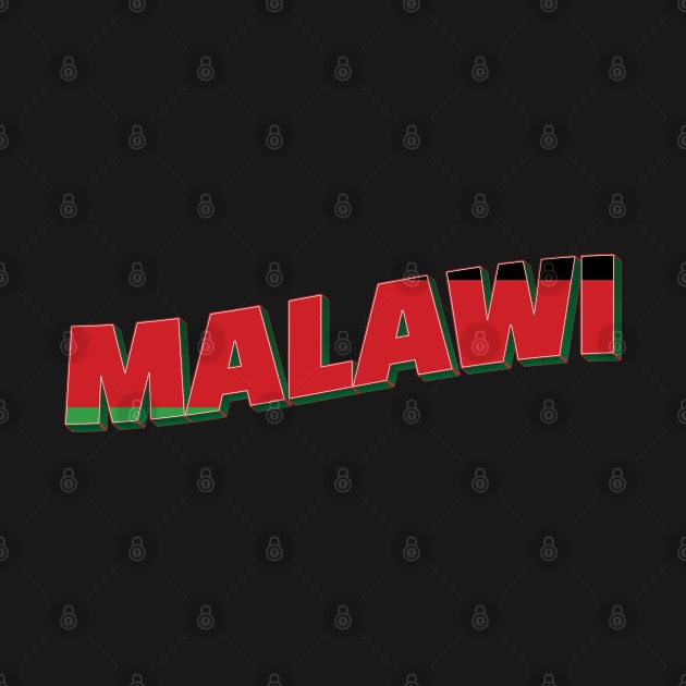 Malawi Vintage style retro souvenir by DesignerPropo