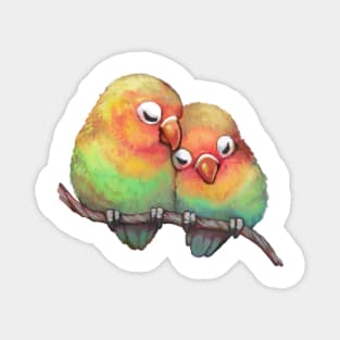 Lovebirds Magnet