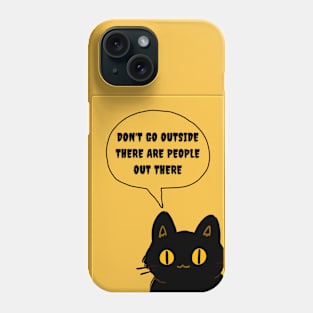 Yellow Eyes Cat Phone Case