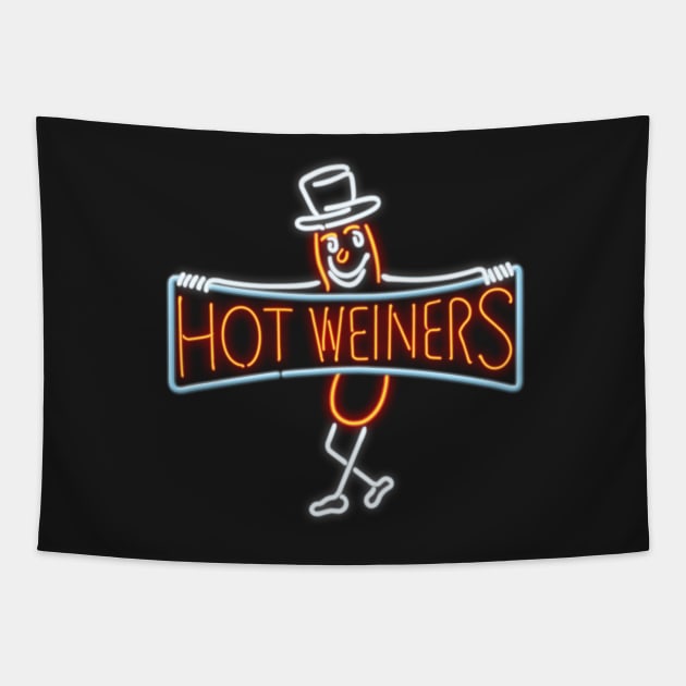 New York System - Hot Weiners Tapestry by Chewbaccadoll