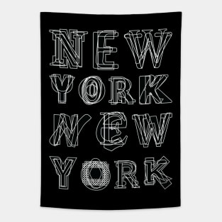 New York City Text Tapestry