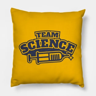 49 Team Science Vaccine by Tobe Fonseca Pillow