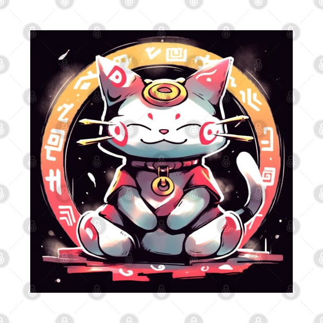 Coin Lucky Fairy Cat by 2088DesignLab