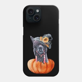 Cute Llama Halloween LLama Alpaca Halloween Pumpkin Funny Phone Case