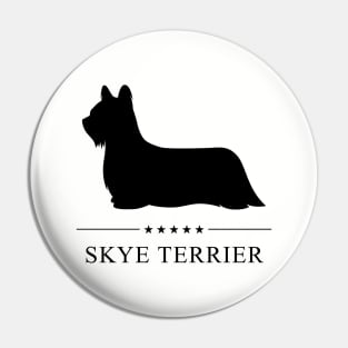 Skye Terrier Black Silhouette Pin