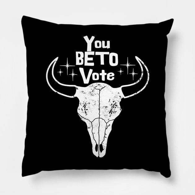 You BETO vote! Pillow by yaywow