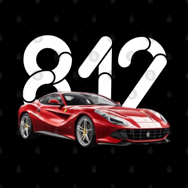 Ferrari 812 superfast victor art by Auto-apparel