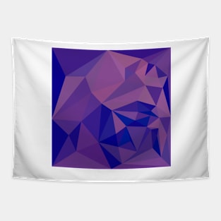 Han Purple Abstract Low Polygon Background Tapestry