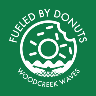 Fueled by Donuts (butterfly, white) T-Shirt