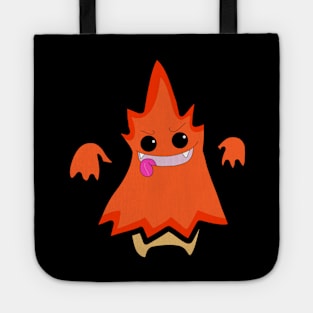 The flame fire red angry Tote