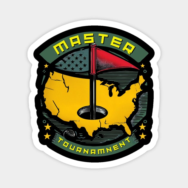 Masters Golf Tournament Magnet by iCutTee