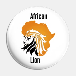 African lion Pin