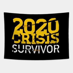 2020 Crisis Survivor. Stock Market Crash Tapestry