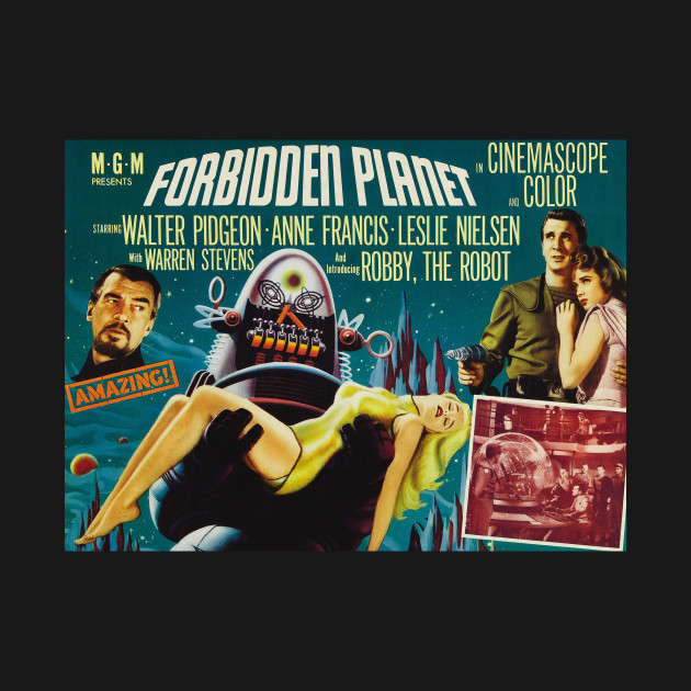 Forbidden Planet Poster #2 - Forbidden Planet - T-Shirt