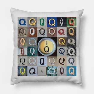 Nick's Type Art: Q Pillow