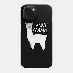 Matching Family Llama Gift Aunt Llama for Auntie Gift Phone Case