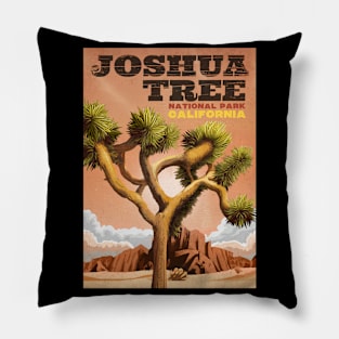 Joshua Tree National Park Outdoor Vintage Pillow