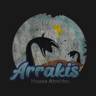 Visit Arrakis - Vintage Distressed Surf -  Fresh Design T-Shirt