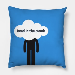 Head in the clouds- a design for the day dreamers Pillow