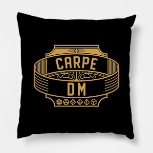 Vintage Carpe DM Emblem for Game Masters Pillow