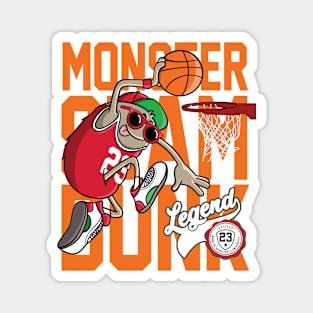 Monster Slam Dunk Magnet