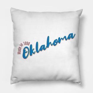 Oklahoma in 1890 Pillow
