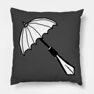 umbrella knife show inspired Pillow