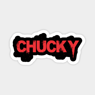 chucky red blood Magnet