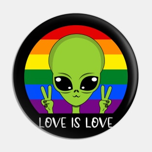 Alien LGBT flag, lgbt community, human. Pin