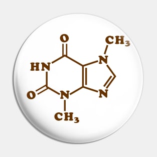 Chocolate Theobromine Molecular Chemical Formula Pin