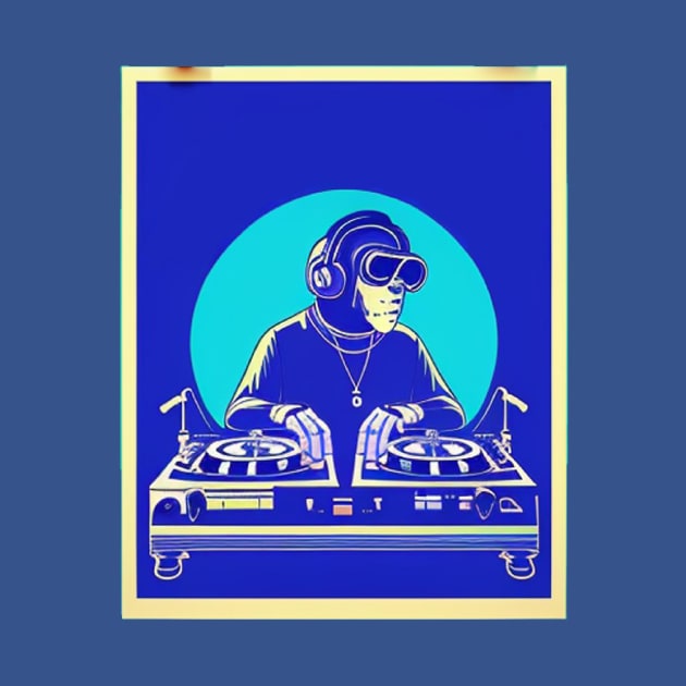 DJ Monkey Thinker by Yourex