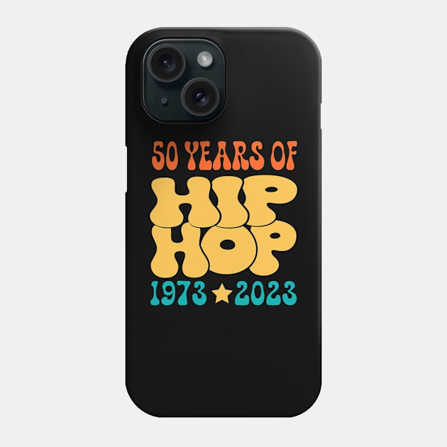 50 Years Old 50th Anniversary Of Hip Hop retro Phone Case by connguoicoctinh