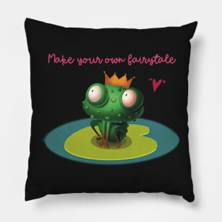 Might the frog be the prince? Kiss the frog! Happy Valentine’s Day! Pillow