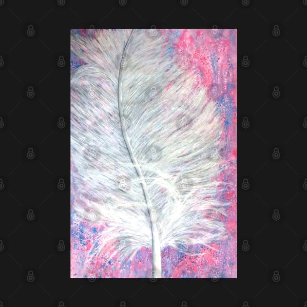 Angel Feather Painting by sarahwainwright