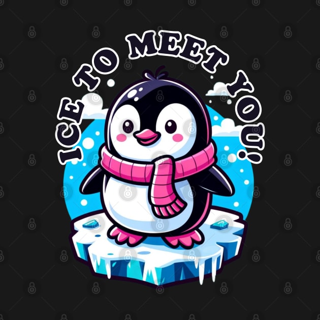 Frosty Welcome: Penguin's Greeting by vk09design