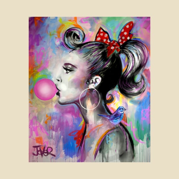 Bubble girl by Loui Jover 