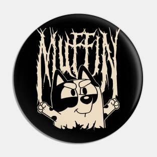 Muffin Metal Pin