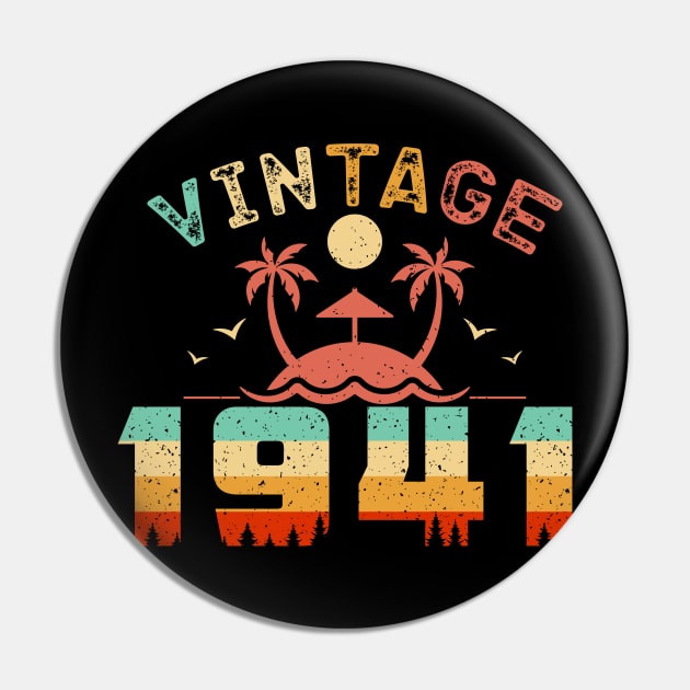 Vintage 1941 Cool Birthday Gift Idea Pin by QualityDesign