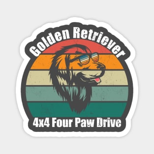 Golden Retriever Magnet