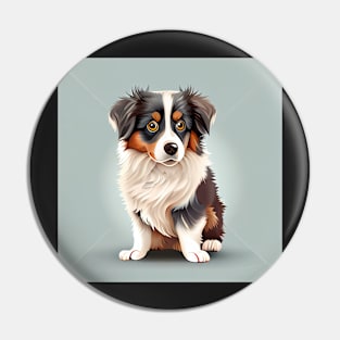 Daisy the Australian Shepherd Pin