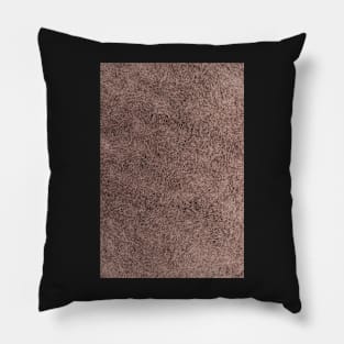 Leather texture closeup Pillow