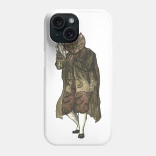 Dancing Cat Plays Tambourine Phone Case