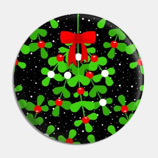 Mistletoe Snow Pin