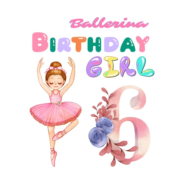 6th birthday ballerina girl by Yenz4289